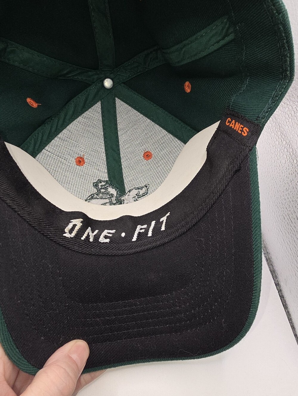 2 Miami Hurricanes Hats Top Of The World One-Fit, Colosseum Adjustable - Picture 5 of 6